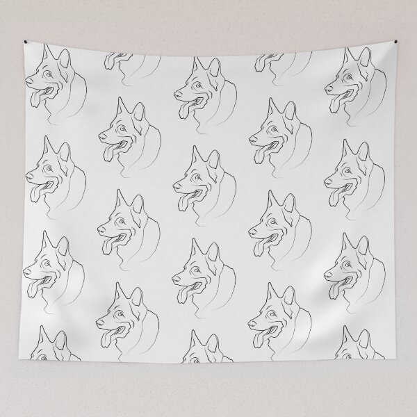 Item preview, German Shepherd / German Shepard Animals Silouhette designed and sold by ArtcoreAD.