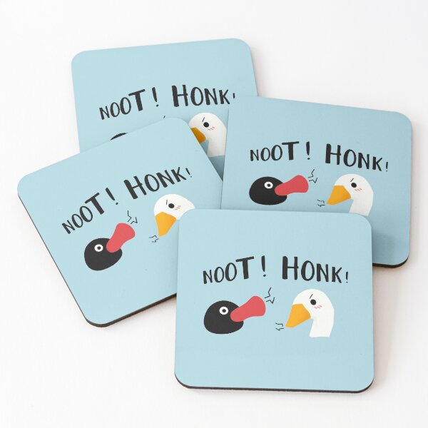 Noot Vs Honk Coasters (Set of 4)
