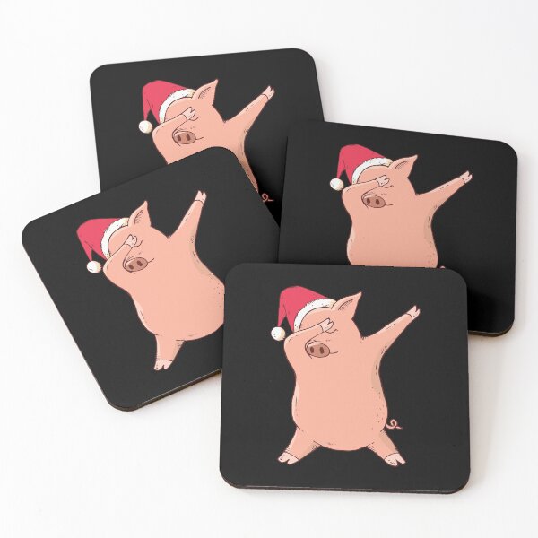 Artikelvorschau, Weihnachten Abtupfen Schwein entworfen und verkauft von pirminio.