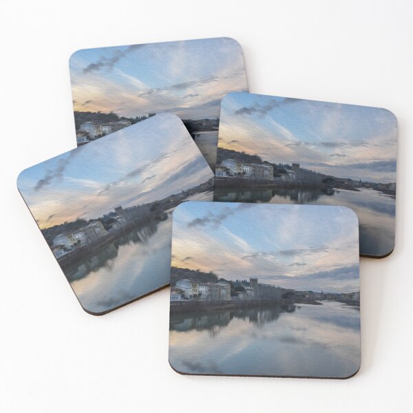 Item preview, Sunset over the Arno, River in Florence, Italy designed and sold by aleyna22.