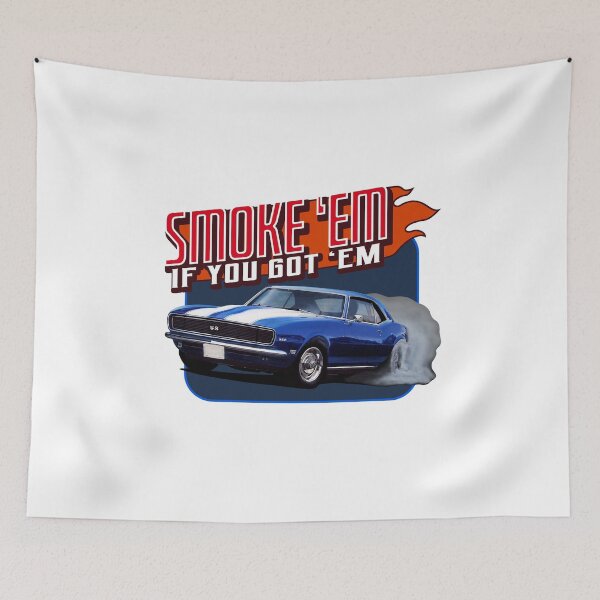 Item preview, Smokin' Blue Muscle Car designed and sold by Yourauto.