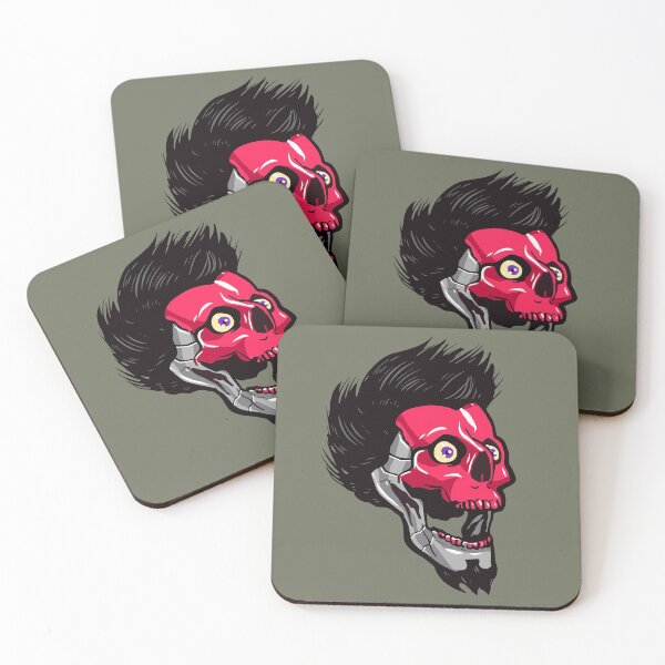 Item preview, Punk Red Skull Cyborg designed and sold by Alexandre Moschini.