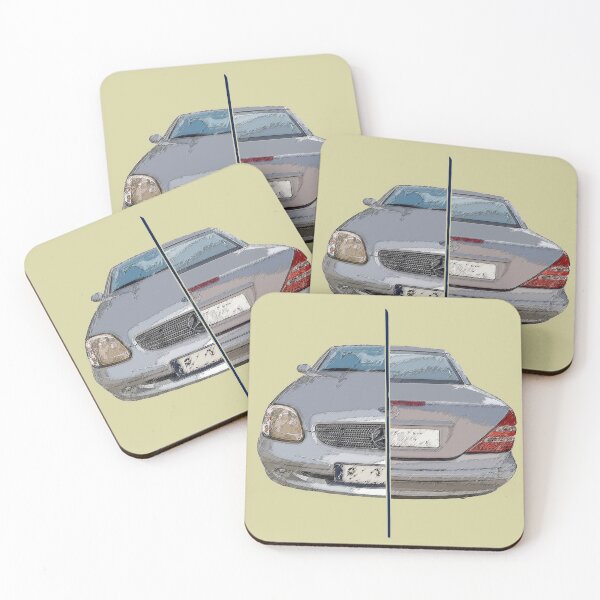 Item preview, Mercedes SLK front-back collage designed and sold by navarraspain.
