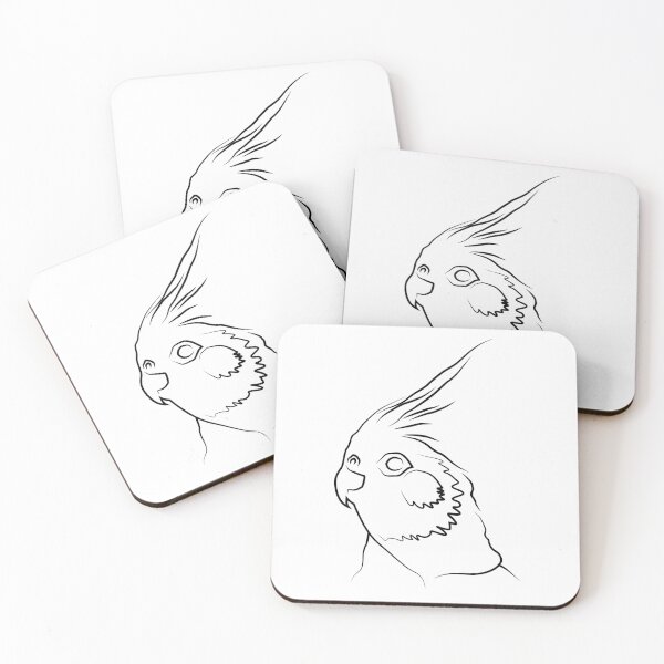 Item preview, Cockatiel Animals Silouhette designed and sold by ArtcoreAD.