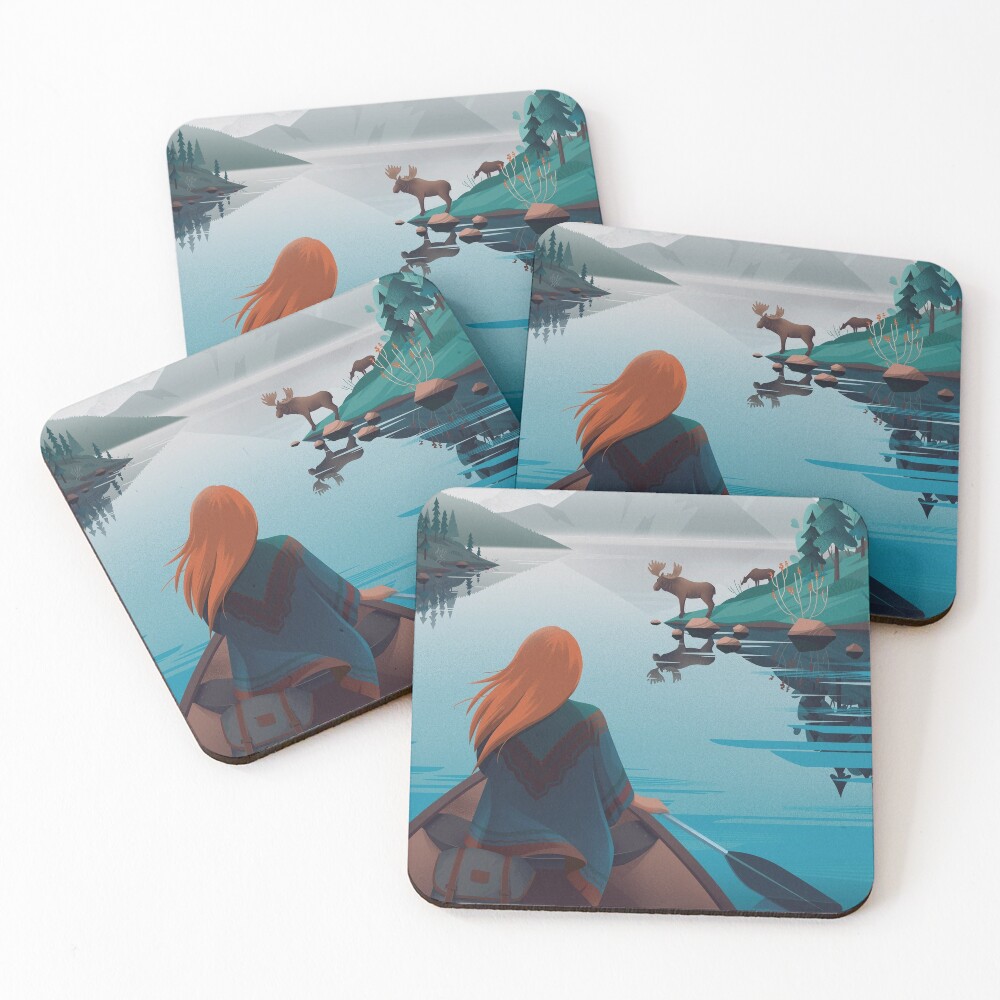 Item preview, Coasters (Set of 4) designed and sold by anniko-story.