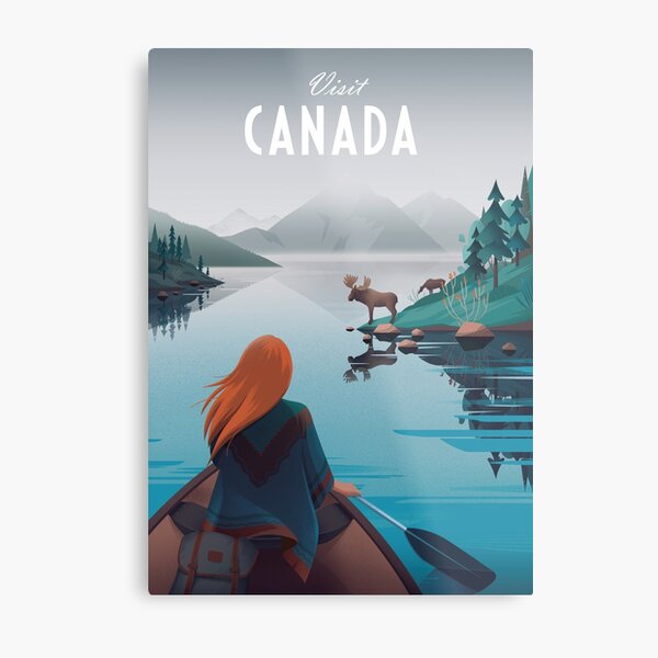 Visit Canada Metal Print