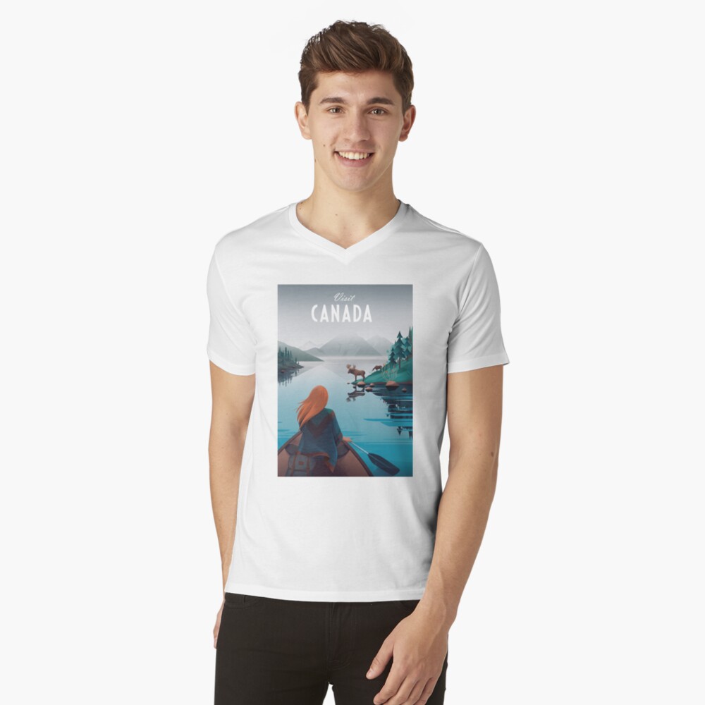 Item preview, V-Neck T-Shirt designed and sold by anniko-story.