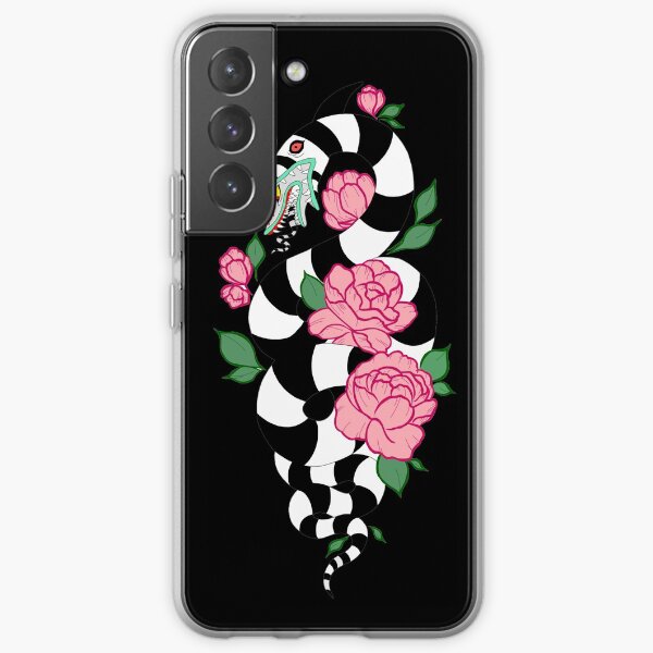 Beetlejuice Sandworm Floral Samsung Galaxy Soft Case