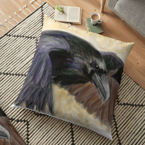 raven Floor Pillow