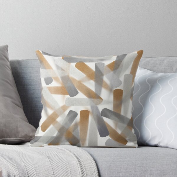 Item preview, White, Gold and Silver Digitally Painted Brush Strokes designed and sold by Elsy's Art.