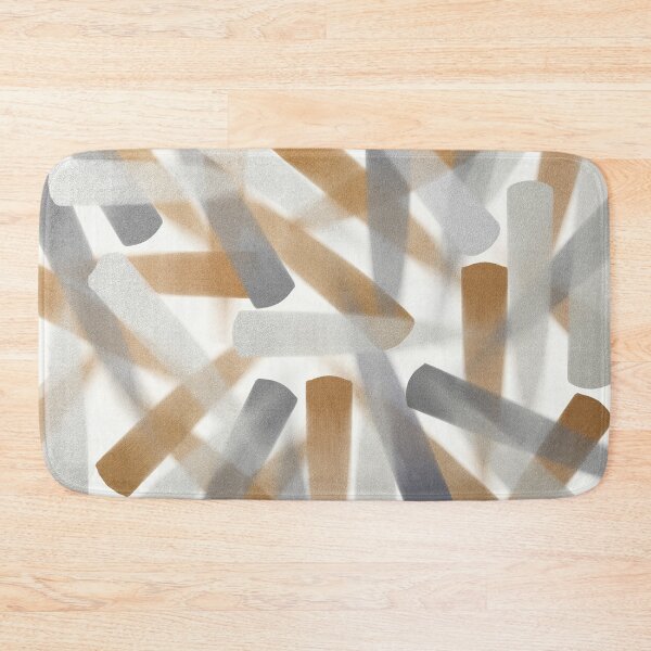 Item preview, White, Gold and Silver Digitally Painted Brush Strokes designed and sold by Elsy's Art.