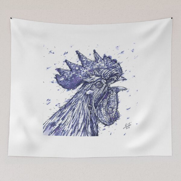 Item preview, CHICKEN - watercolor portrait.1 designed and sold by lautir.