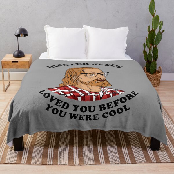Item preview, Hipster Jesus Loved You Before You Were Cool designed and sold by Yipptee Shirts.