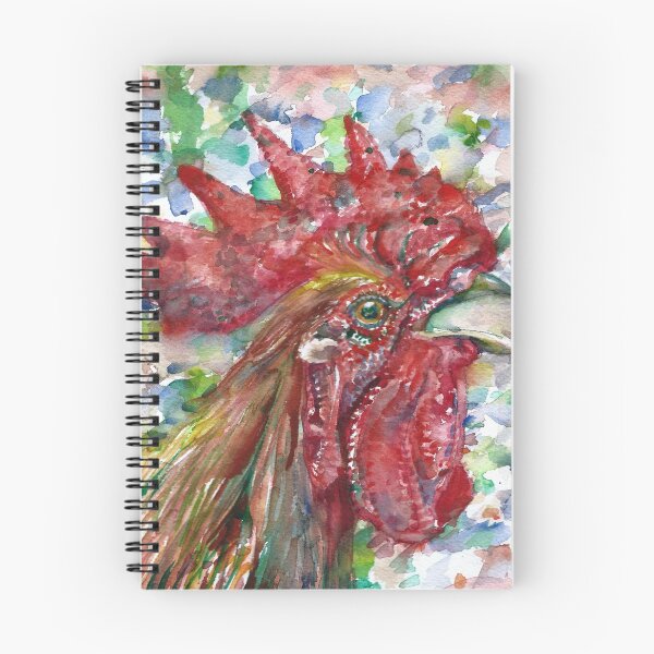 Item preview, CHICKEN - watercolor portrait.2 designed and sold by lautir.