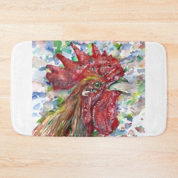 Item preview, CHICKEN - watercolor portrait.2 designed and sold by lautir.