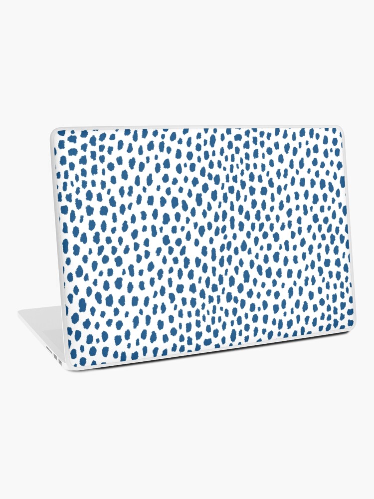 Handmade Polka Dot Paint Brush Pattern (White/Pantone Very Peri