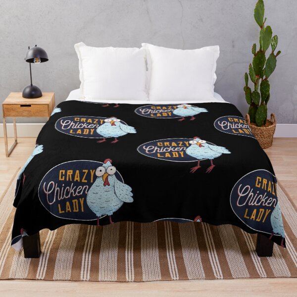 Item preview, crazy chicken lady designed and sold by pirminio.