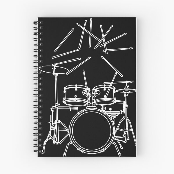 Item preview, Drummer, drums, drum sticks, bang,  drum beats, hi-hat cymbal stand out in three colors designed and sold by jhojho.