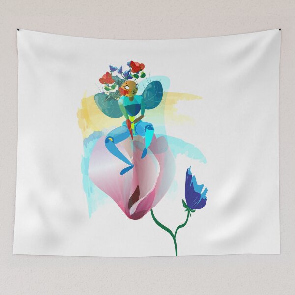 Item preview, VERY COLORFUL FAIRY OF FLOWERS designed and sold by Luciano Montemarano.