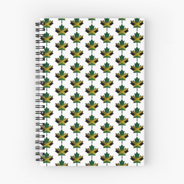 Item preview, Jamaican Canadian - Maple Leaf Clipped Into Jamaican National Flag designed and sold by IdentiTee Studios.