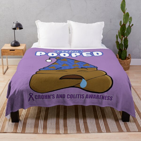 Item preview, Feelin' Pooped - Crohn's and Colitis Awareness designed and sold by poo-tee.