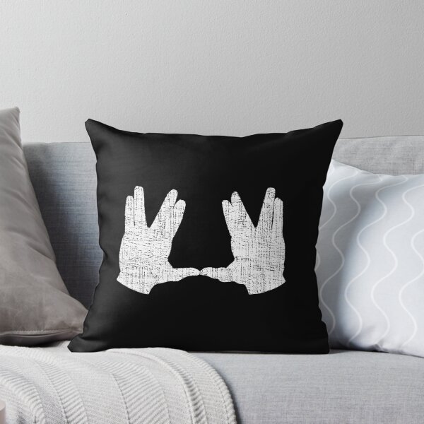 Item preview, Jewish Mystic Symbol Aaronic Blessing  Birkat Kohanim Hand Gesture - White Distressed designed and sold by webdango.
