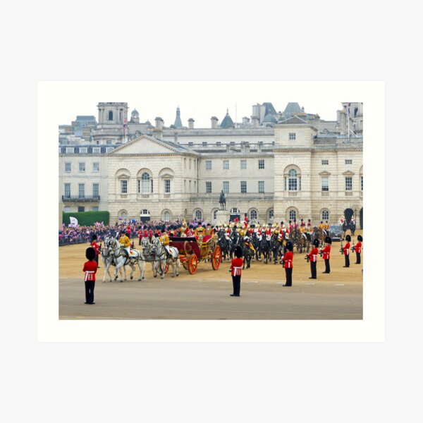 UK, England, London, Horse Guards Parade, Royal Wedding Art Print