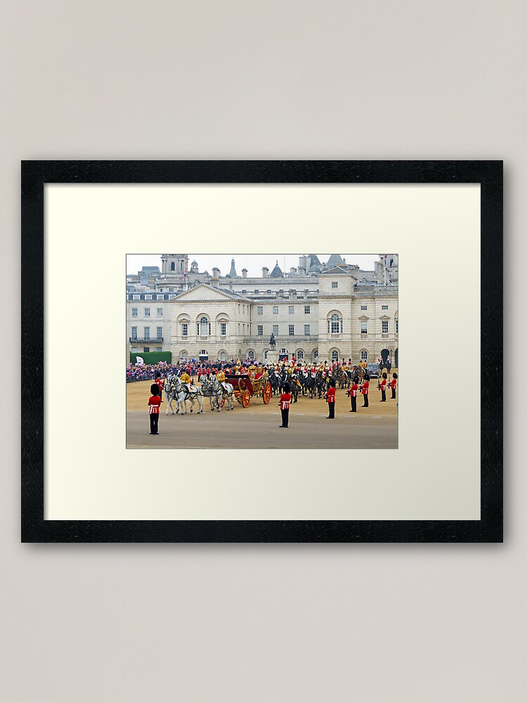 Alternate view of UK, England, London, Horse Guards Parade, Royal Wedding Framed Art Print