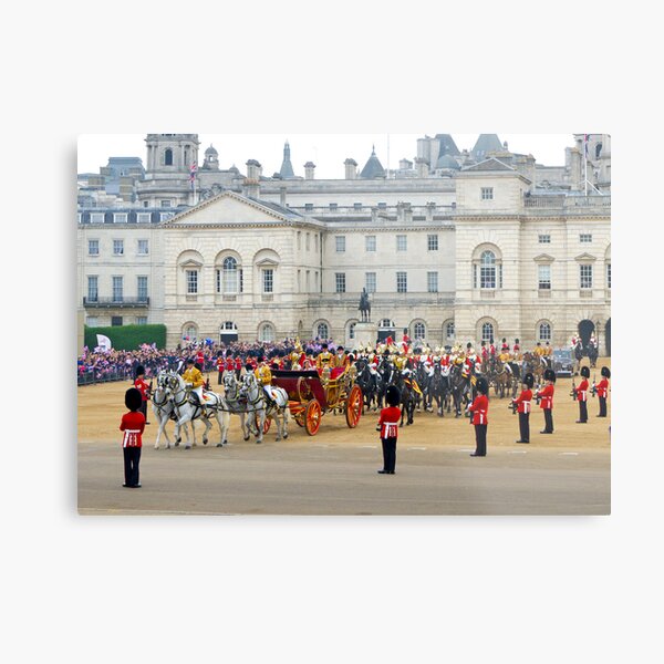 UK, England, London, Horse Guards Parade, Royal Wedding Metal Print