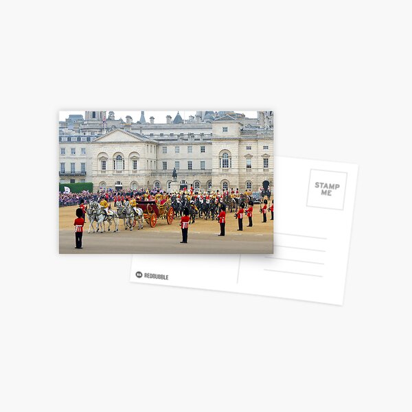 UK, England, London, Horse Guards Parade, Royal Wedding Postcard