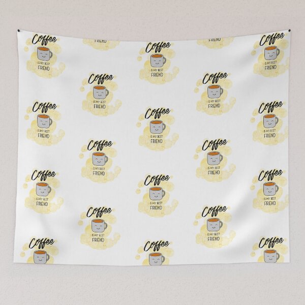Item preview, Coffee Is My Best Friend Caffeine Lover Addict designed and sold by ripsydesigns.