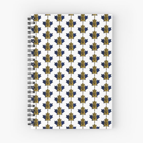 Item preview, Barbadian Canadian - Maple Leaf Clipped Into Barbadian National Flag designed and sold by IdentiTee Studios.