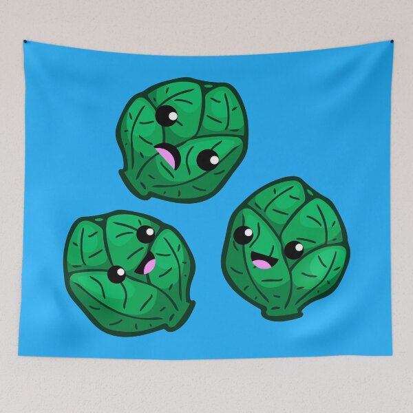 Item preview, Kawaii Brussel Sprouts designed and sold by deancoledesign.