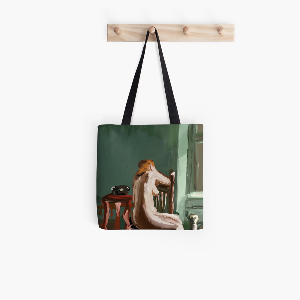 sad girl Tote Bag