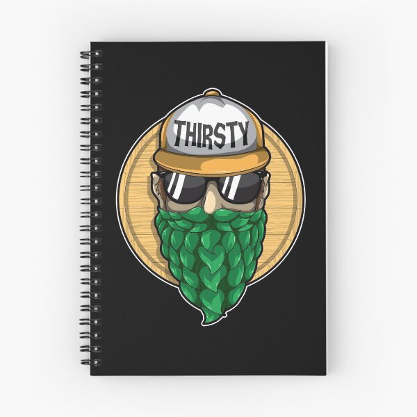 Item preview, Thirsty - Hop Beard - Brewery Hipster designed and sold by anziehend.
