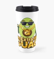 I'm Extra Like Guac Avocado Emoji JoyPixels Cool Avocado saying Travel Mug