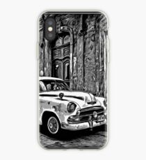 Vintage Car Graphic Novel Style iPhone Case