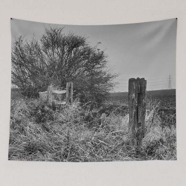 Item preview, Fence Line And Power Lines designed and sold by Dave Godden.