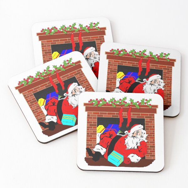 Item preview, Santa Claus, Santa Claus en la chimenea. Papá Noel en la chimenea, Papá Noel en la chimenea designed and sold by Marcin Adrian.