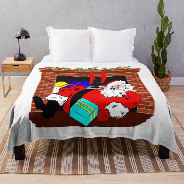 Item preview, Santa Claus in the fireplace designed and sold by Marcin Adrian.