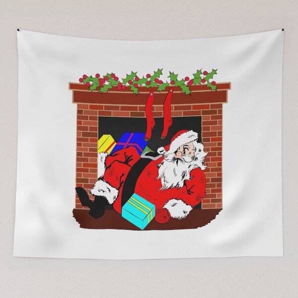 Item preview, Santa Claus in the fireplace designed and sold by Marcin Adrian.