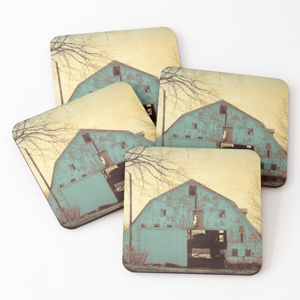 Item preview, Rustic Teal Barn Modern Country Cottage Chic Farmhouse A454 designed and sold by byNicol.