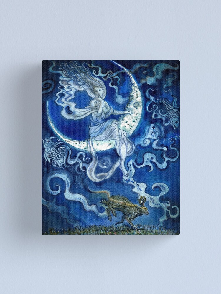 Alternate view of Blue moon. Canvas Print