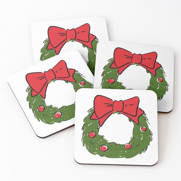 Item preview, Christmas wreath with a bow designed and sold by Lovlee Bee.