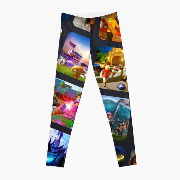 Roblox Mini Game Poster Leggings By Best5trading Redbubble - roblox oof leggings