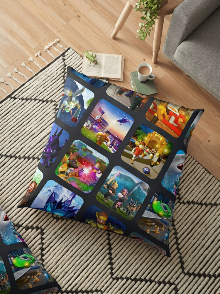 Roblox Misc Images Game Floor Pillow By Best5trading Redbubble - roblox bg