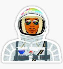 man on the moon Sticker