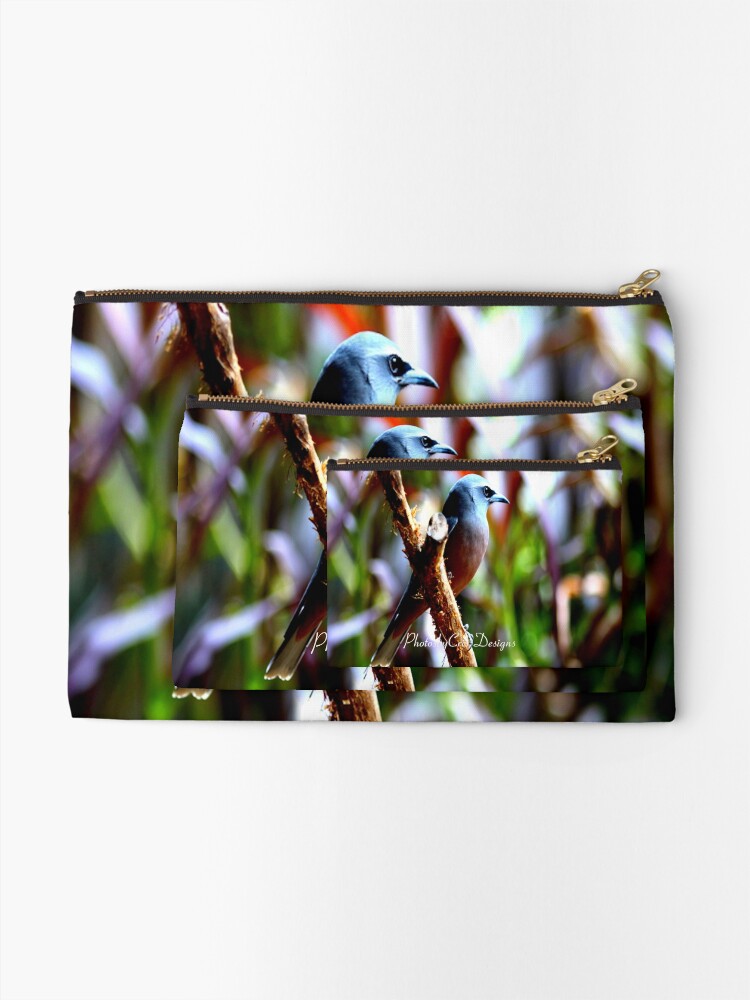 Alternate view of Bird of Colours Zipper Pouch