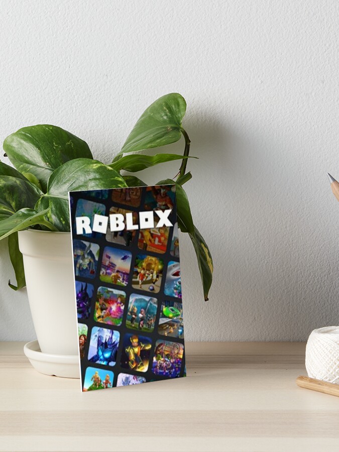 Roblox V5 Game Poster Glossy 240gsm Size A1 A2 A3 A4 Framed Or Unframed Kunst Com Antiquitaten Kunst - framed roblox game