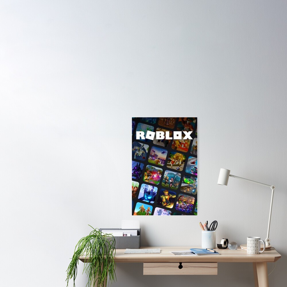 Roblox Mini Game Poster Poster By Best5trading Redbubble - how to make a minigame in roblox studio